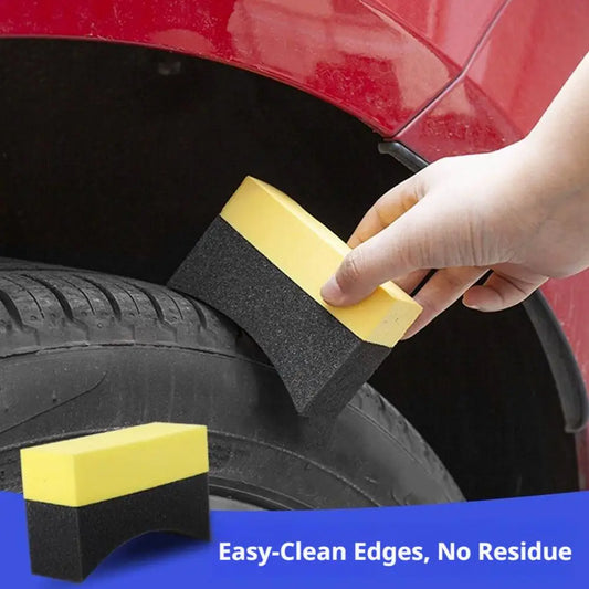 4pcs Auto Cleaning Sponge Brush Set for Car Wheel Tire Wash Wipe Water Suction Sponge Pad Wax Polishing Tyre Brushes Tools Peaceful Pleasures Health and Wellness