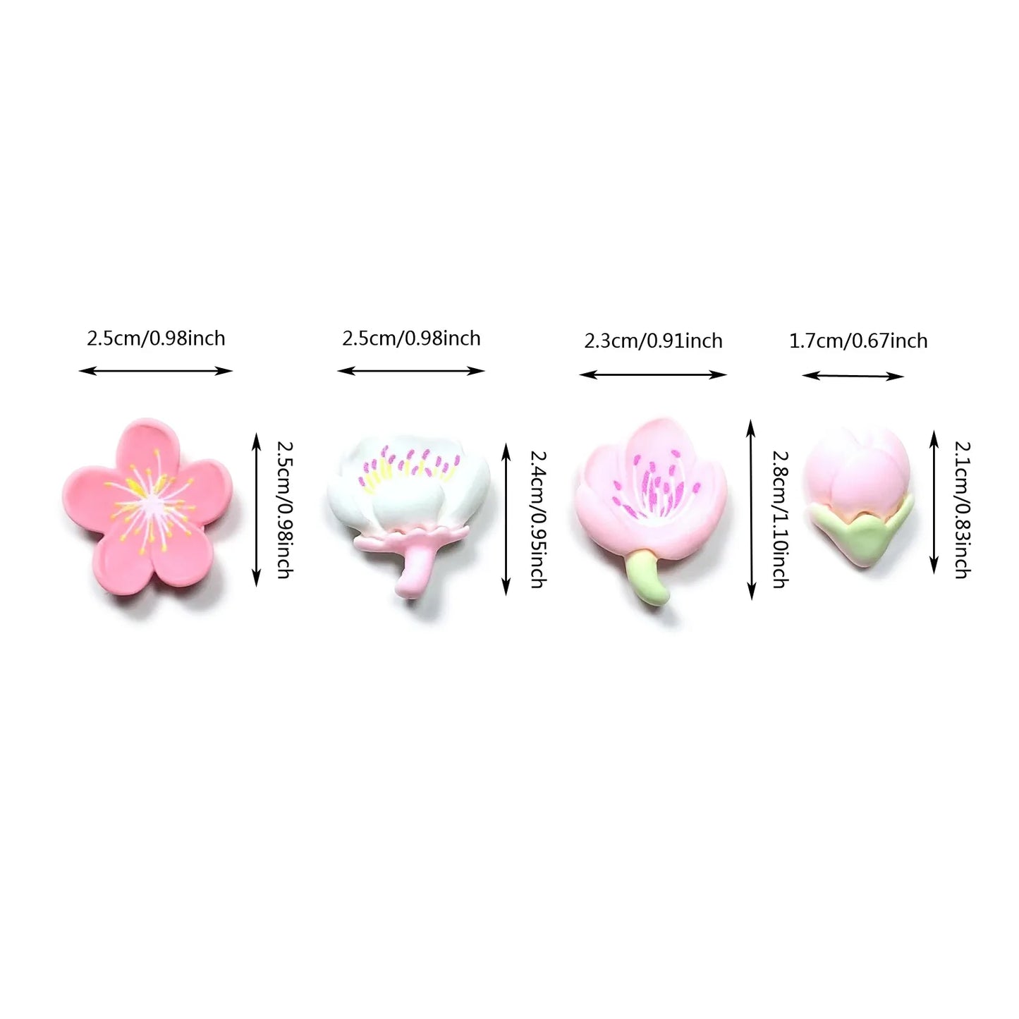 Cartoon Flower Push Pins Cherry Blossom Peach Design Bulletin Board