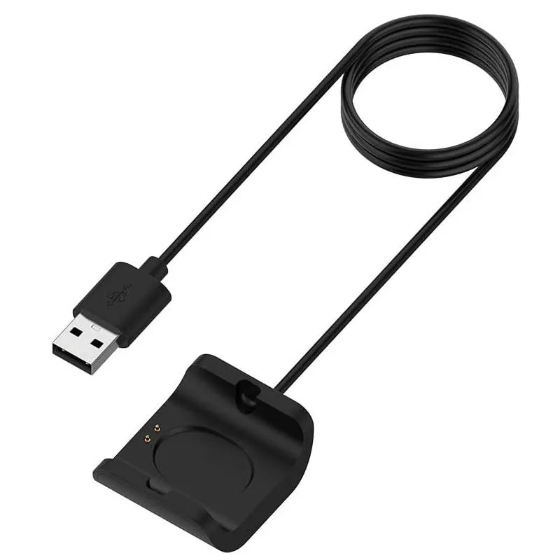 Charger for Amazfit Bip S/1S / A1805 / A1916 Fitness Smartwatch Charging Cable for Amazfit Bip S / 1S Peaceful Pleasures Health and Wellness black