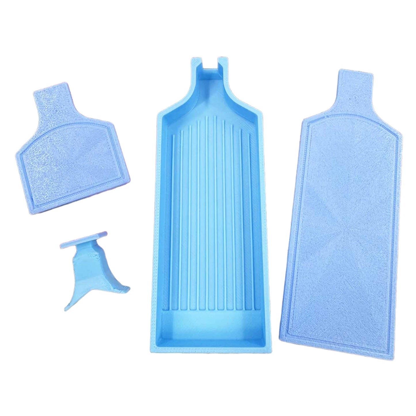 Diamond Painting Tray Organizer No Drill Spillage Diamond Art Tray with Stoppers Lids Accessories and Tools for DIY Crafts Peaceful Pleasures Health and Wellness Blue A