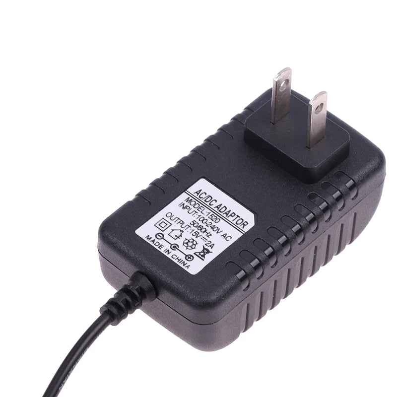 15V2A AC 100V-240V Converter Adapter DC 15V 2A 2000mA Power Supply EU US Plug 5.5mm x 2.1-2.5mm Peaceful Pleasures Health and Wellness