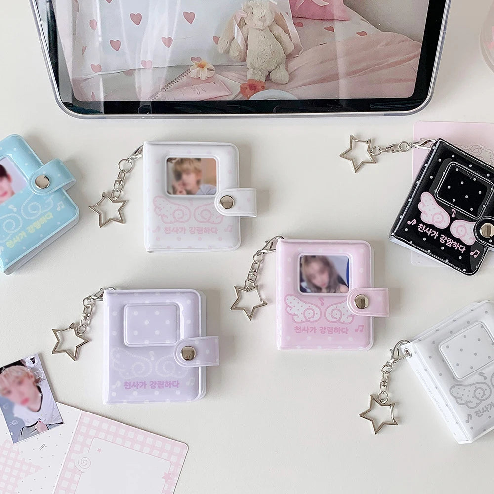 Ins Little Wings Mini Album Student Headstick ID Photo Storage Star