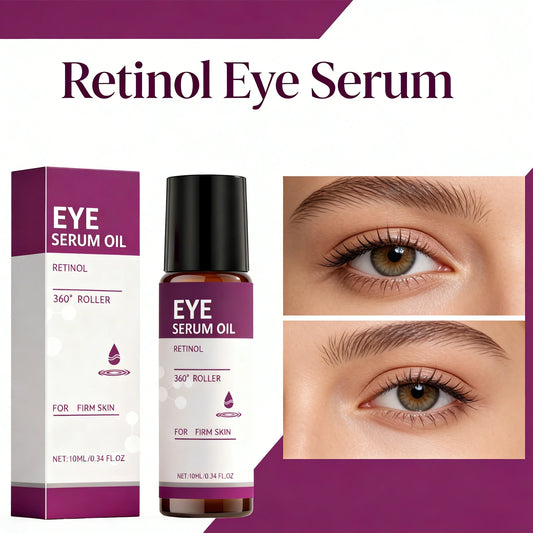 Retinol Eye Serum Anti Dark Circle Firming Lifting Skin Remove Eye Bag Eye Contour Moisturizing Essence Smoothing Eye Care 10ml Peaceful Pleasures Health and Wellness