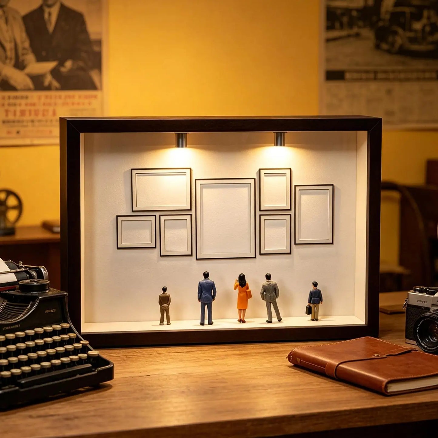 DIY Museum Box Photo Frame | Silhouette Case & Miniatures