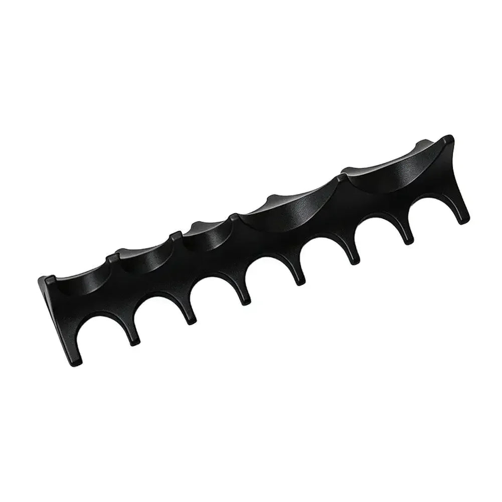 Soft Silicone Nail Pen Holder Brush Rack Shelf UV Gel Brush Display Stand Makeup Painting Pen Rest Organizer Nail Art Manicure Peaceful Pleasures Health and Wellness Black
