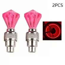 Rainbow Diamond Tire Valve Stem Light – Car Motorcycle Bike