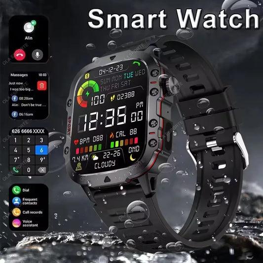 2025 New Smartwatch For Women GPS Smart Watch Men 1.71 Inch HD Display GPS & Make/Receive Phone Calls 400mAh Battery Braceletes Peaceful Pleasures Health and Wellness