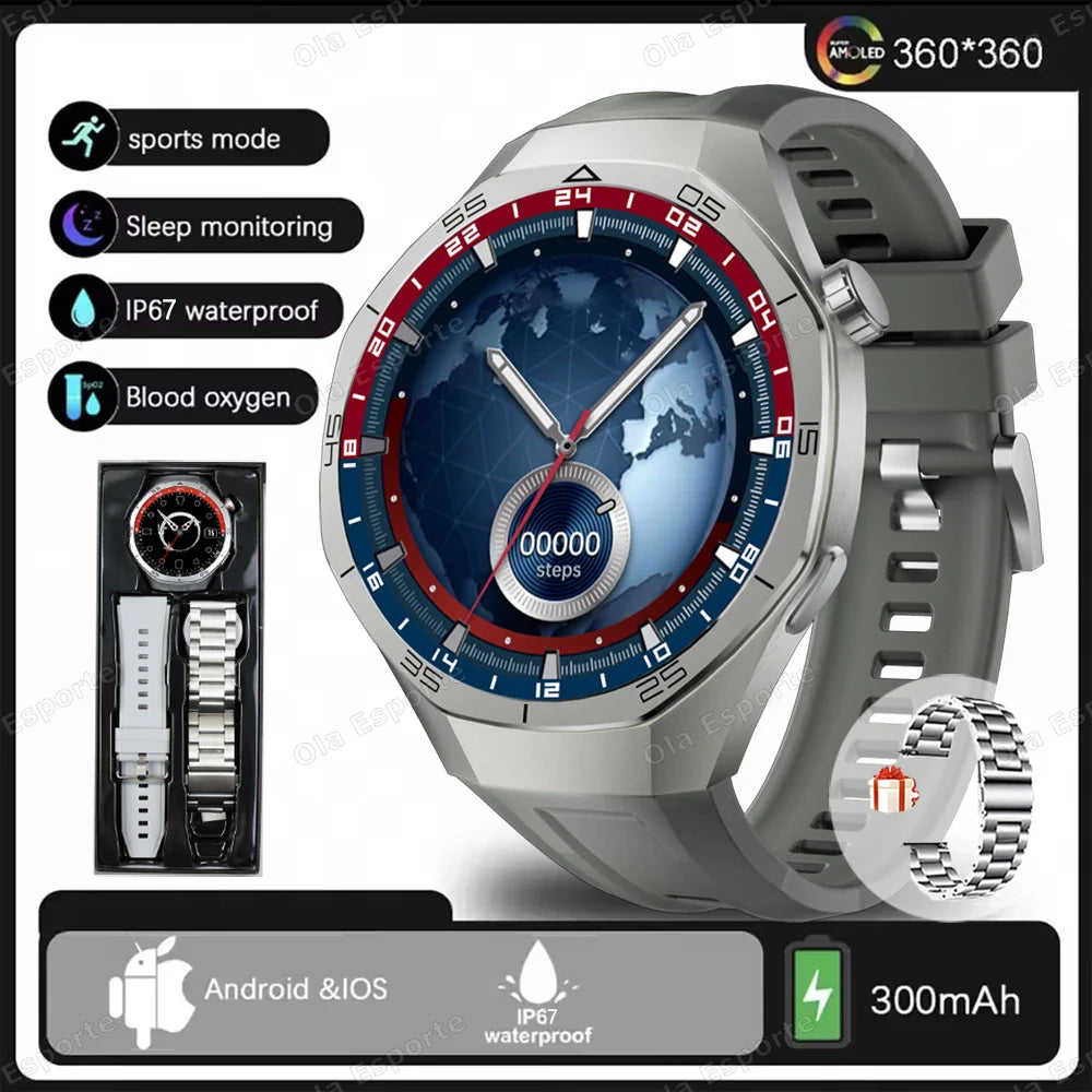 Ola Esporte Sport Smartwatch – AMOLED, Bluetooth Call & Tracker