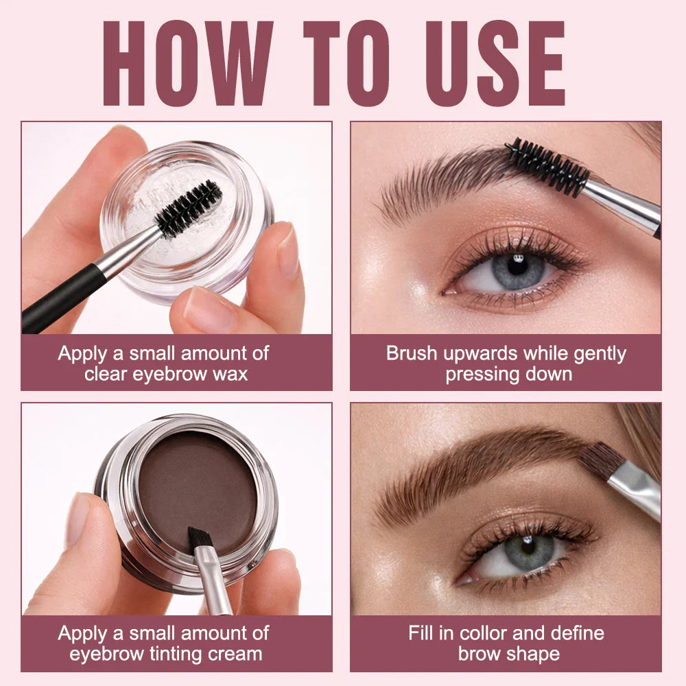 YTRUNS Tinted Brow Gel 6 Colors – Waterproof Eyebrow Mascara