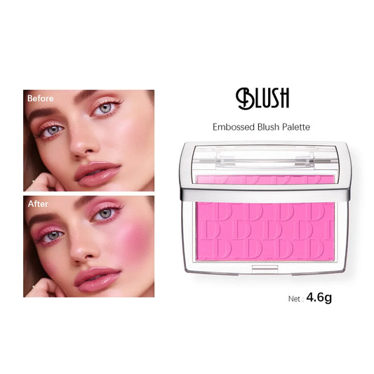 Blush Matte Natural Cheek Tint Brighten Face Waterproof Face Contouring Cosmetics Blush Powder Soft Female Makeup For Cheeks Peaceful Pleasures Health and Wellness