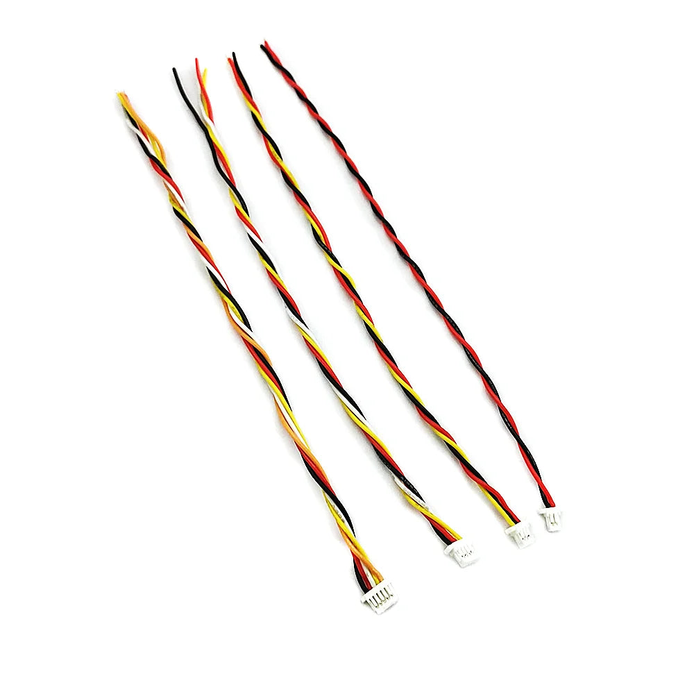 Jst SH 1.0mm Connector Kit with Single head Pre-Crimped Soft Silicone 150mm Wire for F3 Omnibus F4 Pro F7 Racing Drone Wire Kit Peaceful Pleasures Health and Wellness