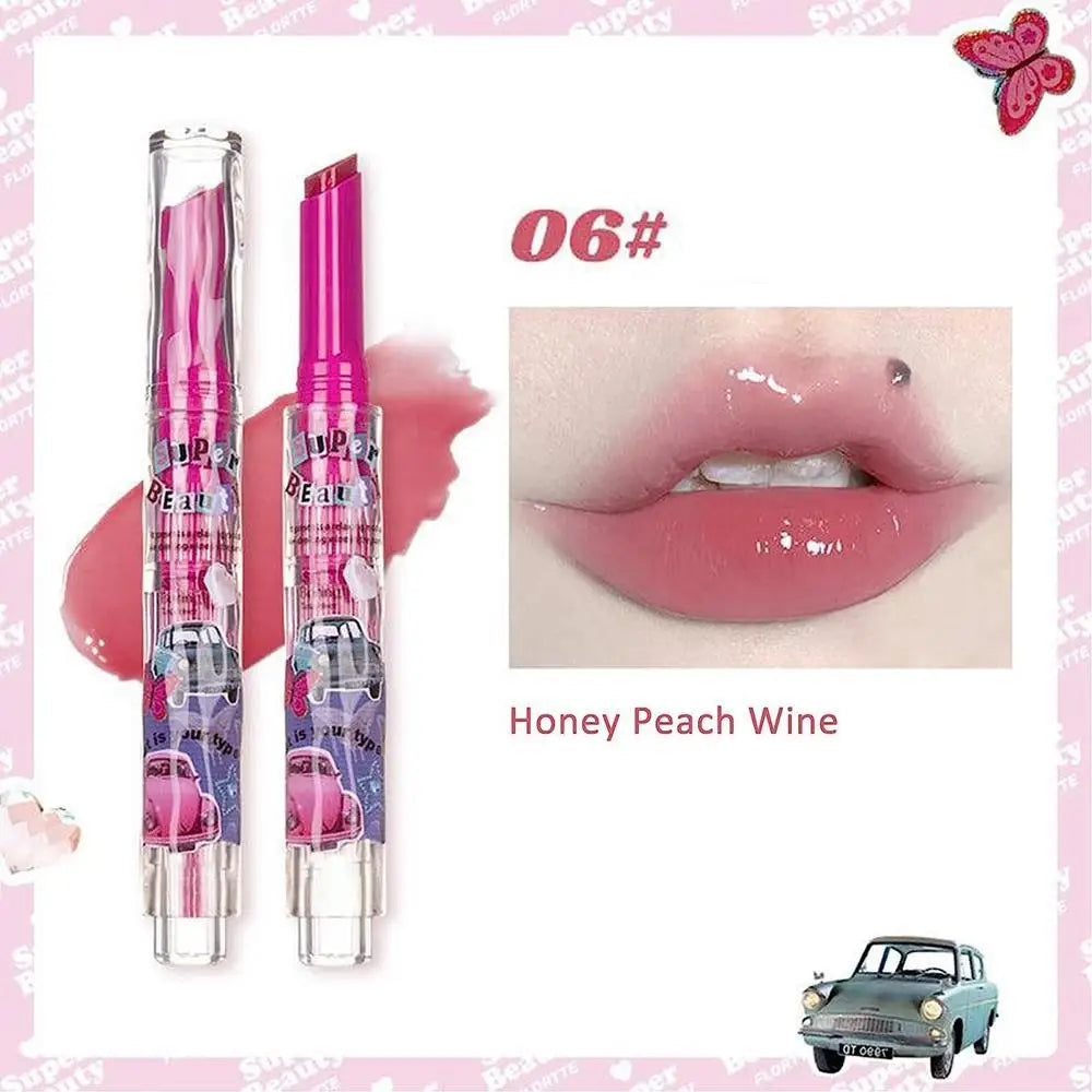 Florette Jelly Lip Glaze – Mirror Finish Waterproof Lipstick
