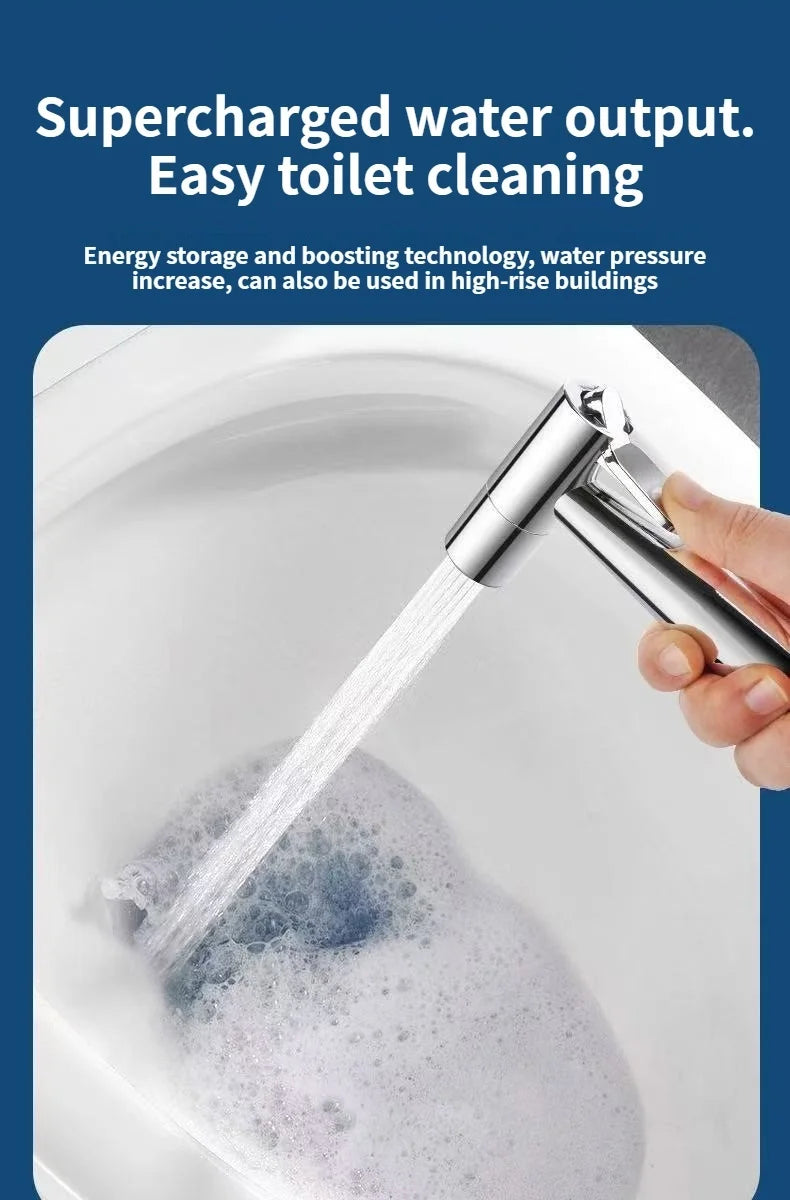 Handheld Bidet Sprayer Set – Self-Cleaning Shattaf Spray Head