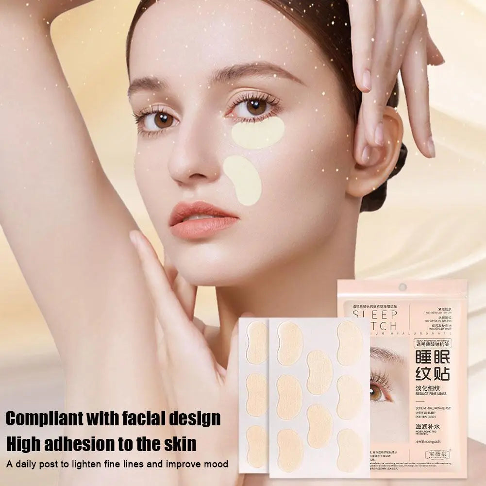 Hyaluronic Acid Forehead Wrinkle Patches – Overnight Smoothing