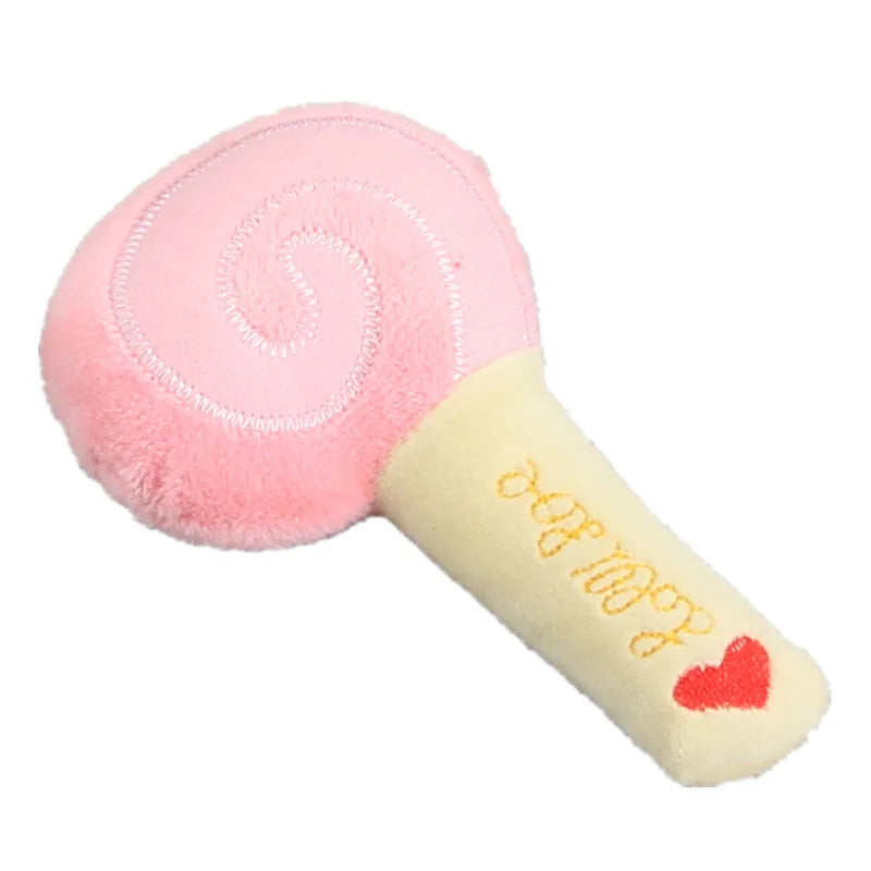 Pet Toys Plush Squeaky Toy Bite-Resistant Clean Dog Chew Puppy Training Toy Soft Banana Bone Vegetable Fruit Pet Supplies DC05 Peaceful Pleasures Health and Wellness