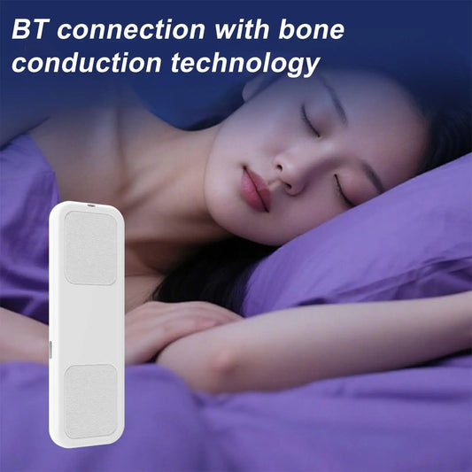 Wireless Bone Conduction Pillow Speaker & White Noise Machine Pillow Speaker Peaceful Pleasures Health and Wellness