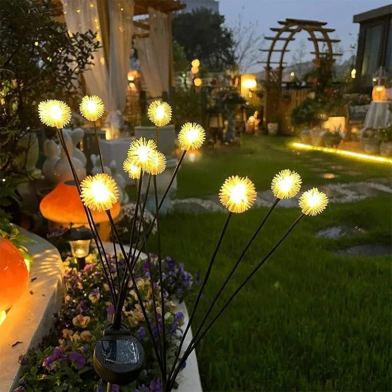 Solar Dandelion Ball Lights – Outdoor Lawn & Garden Decor