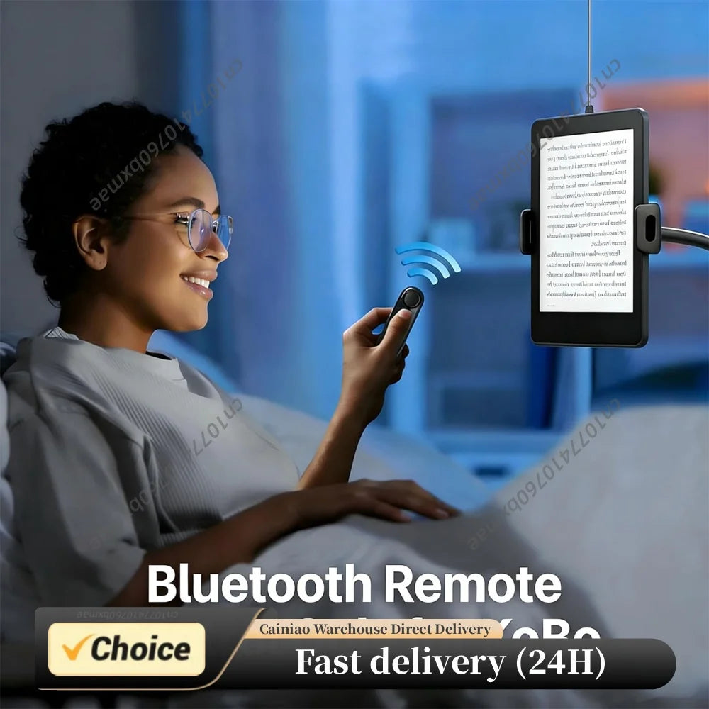BT5.4 Remote Control Page Turner Rechargeable Reading Trigger Clicker Remote Control Clicker for Kobo Reading Accessories Peaceful Pleasures Health and Wellness