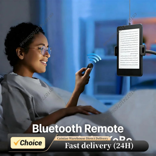 BT5.4 Remote Control Page Turner Rechargeable Reading Trigger Clicker Remote Control Clicker for Kobo Reading Accessories Peaceful Pleasures Health and Wellness