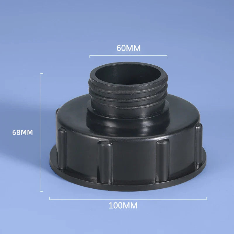 IBC Tank Adapter S100x8 to S60x6 DN100 Reducer Connector