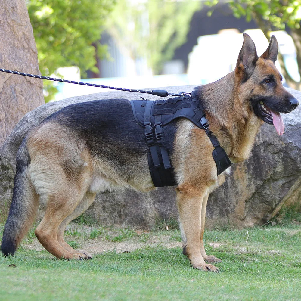 Tactical Military Dog Harness | No-Pull Vest for Large Dogs