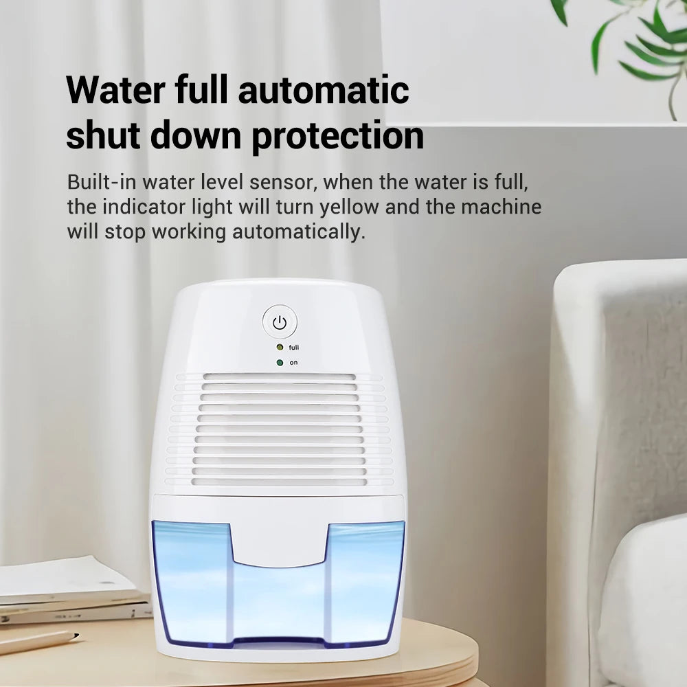 Home Mini Dehumidifier Portable Bedroom Quick Moisture Air Dryer Mute Absorber Bathroom Closet Dehumidifier Desiccant USB Plug Peaceful Pleasures Health and Wellness