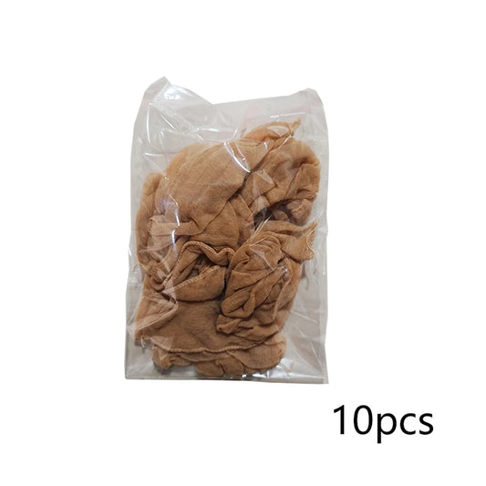 HD Transparent Lace Front Wig Caps – Stretchy Nylon, Light Brown Wig Cap Peaceful Pleasures Health and Wellness 10pcs