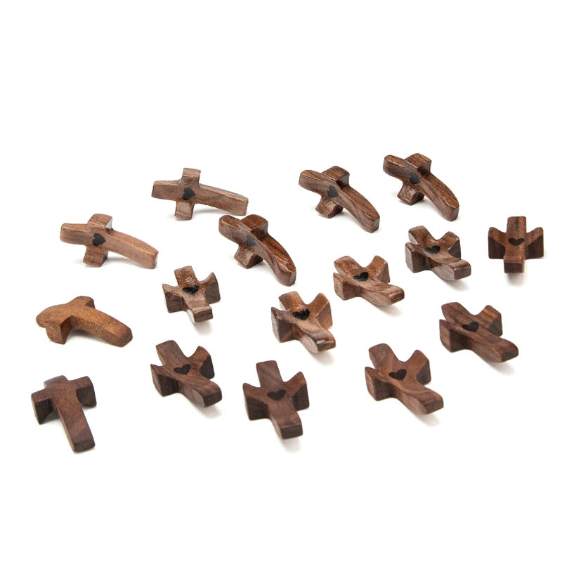Pocket Wooden Cross – Faith Encouragement & Spiritual Gift
