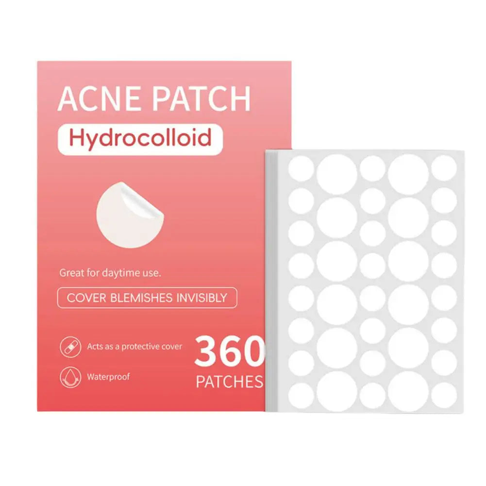 Hydrocolloid Invisible Pimple Patches – Bulk Acne Stickers for Spots & Blemishes (360/720/1080 Count) Peaceful Pleasures Health and Wellness F