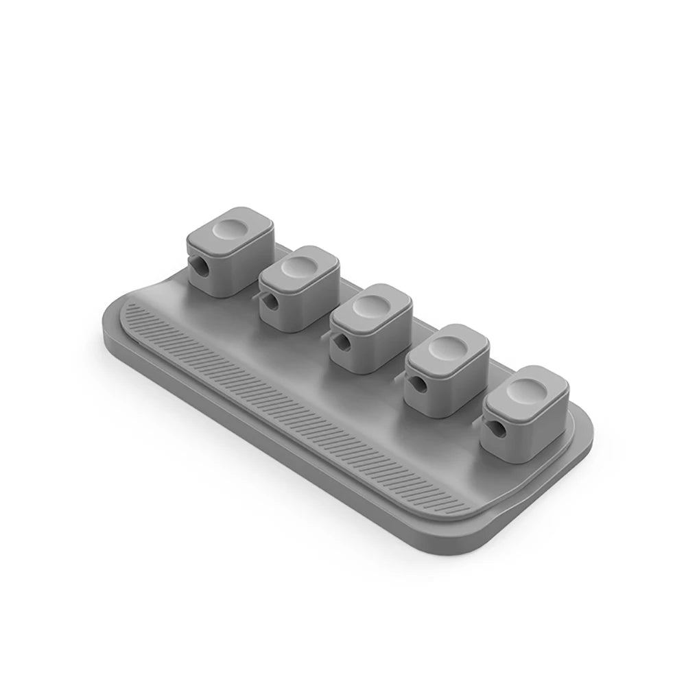 Magnetic Cable Holder Clips 5PCS – Self-Adhesive Cord Keeper