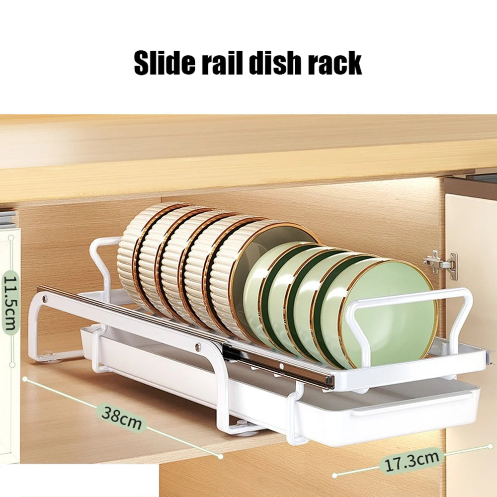 Carbon Steel Dish Drainer Rack | Kitchen Countertop Organizer