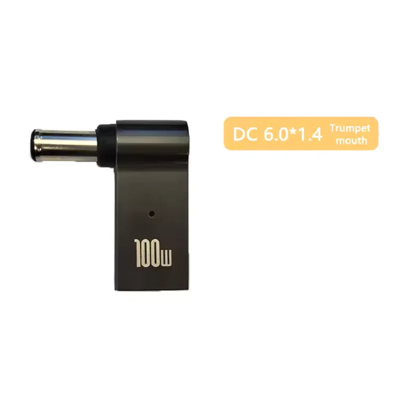 100W USB-C to DC Laptop Charger Adapter – Dell HP Asus Lenovo Peaceful Pleasures Health and Wellness 6.0-1.4mm
