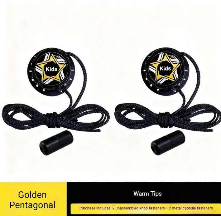 No-Tie Shoelaces with Swivel Buckle – Sneakers & Tennis Shoes