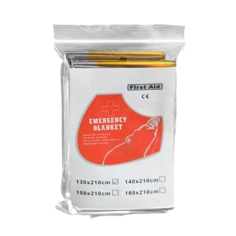 Mylar Thermal Emergency Blankets | Space Foil Blanket 5–30 Pack