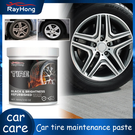 Car Tire & Wheel Hub Paste | Rust Removal, Gloss & Protection Tire Care Paste Peaceful Pleasures Health and Wellness Default Title