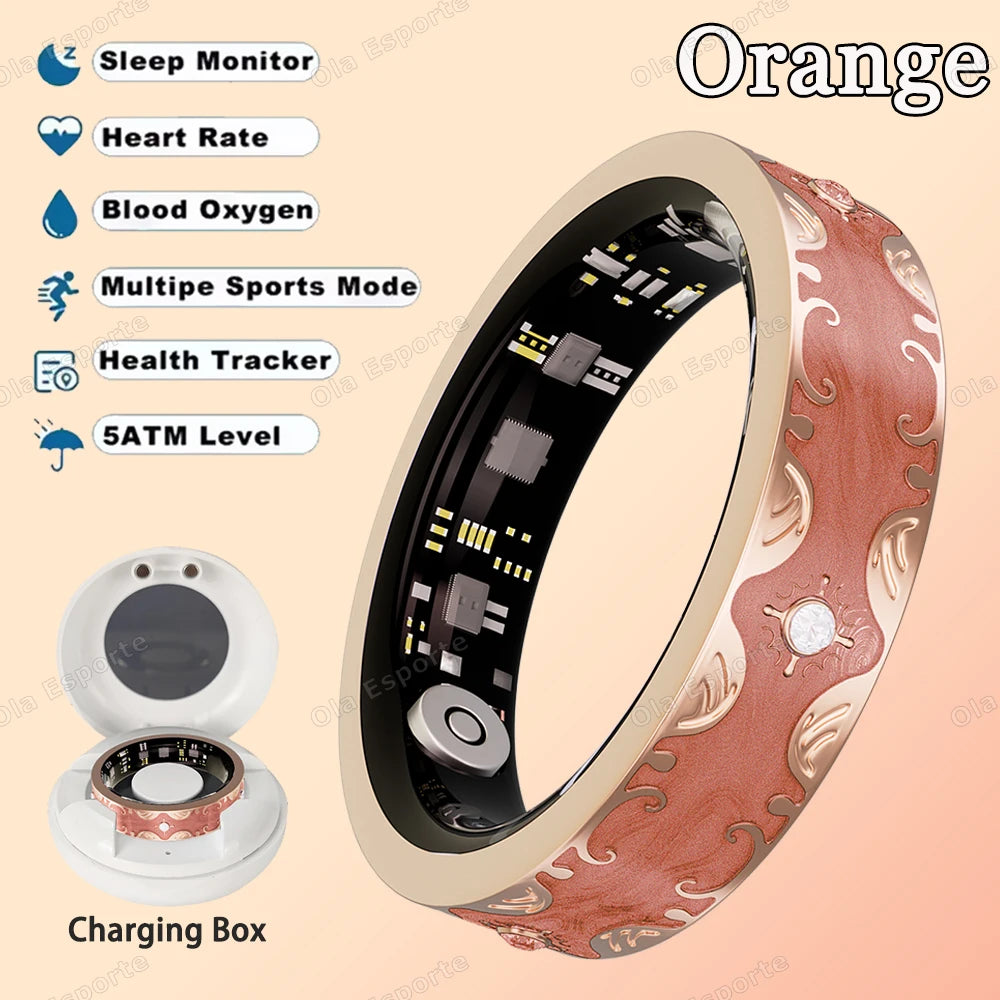 Women's Smart Ring – Heart Rate, Sleep & Fitness Tracker