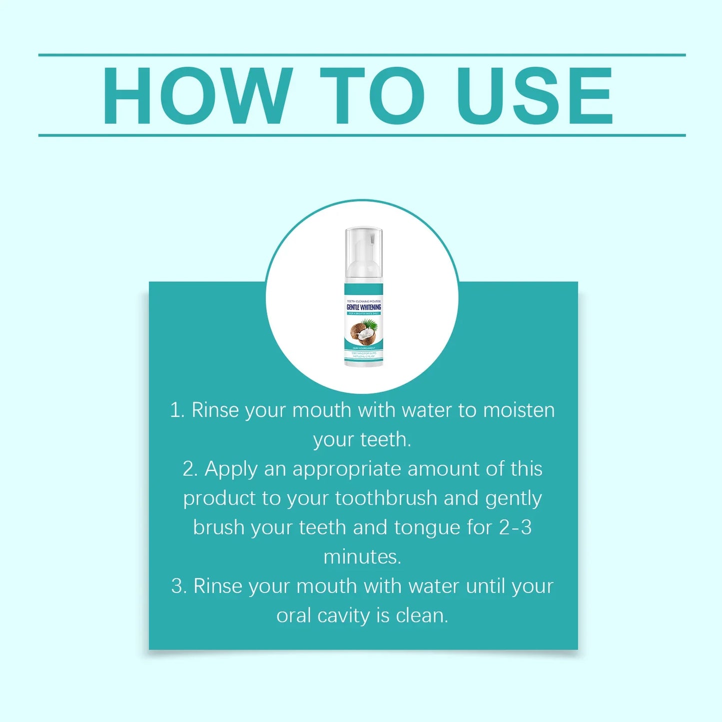 Tooth Cleaning Mousse – Stain Removal & Fresh Breath Daily