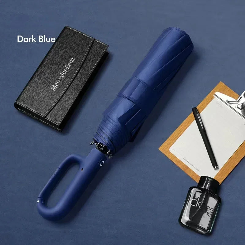 Automatic Compact Folding Umbrella – UV & Rain, Unisex