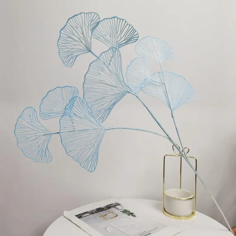 Silk Artificial Willow Bouquet | Fake Green Leaves for Home & Wedding