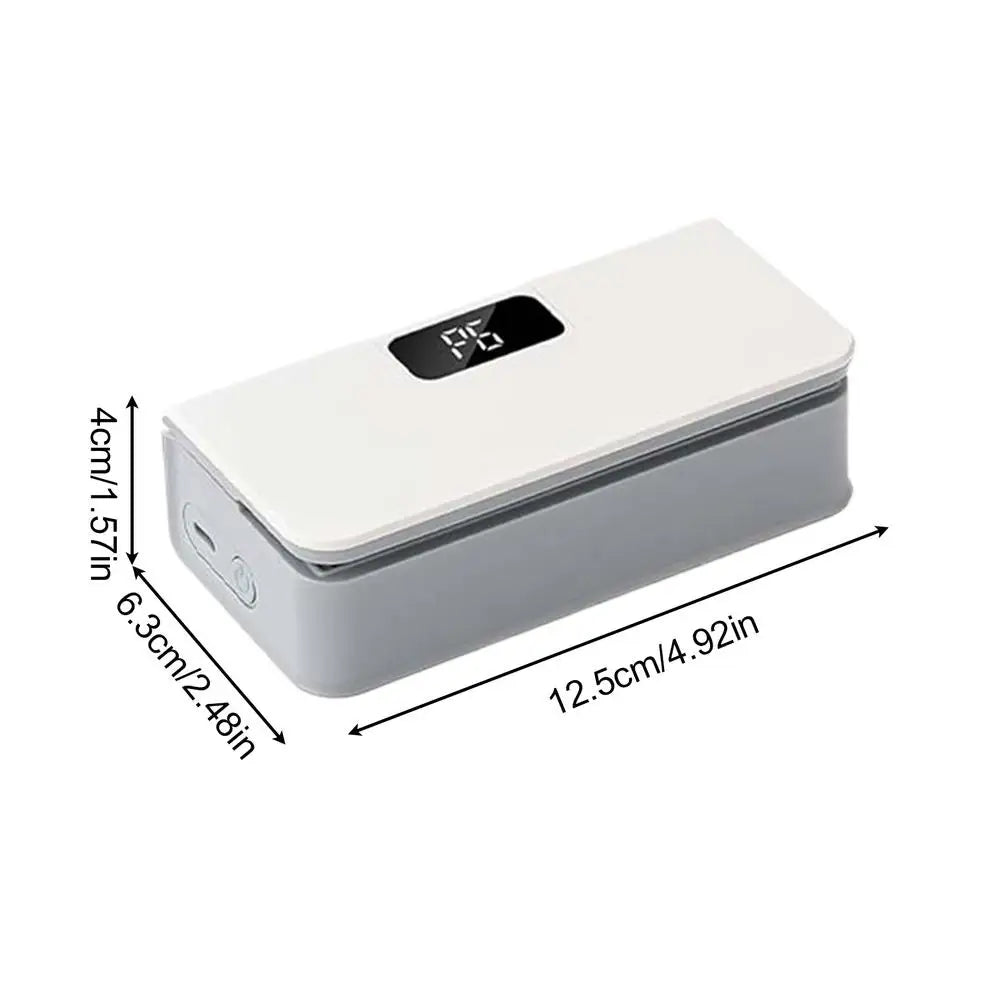 Mini Sealing Machine LED Display Portable 6-level Rechargeable Travel Food Saver Sealing Machine For Freezer Meal Prep Snacks Peaceful Pleasures Health and Wellness China Mainland White