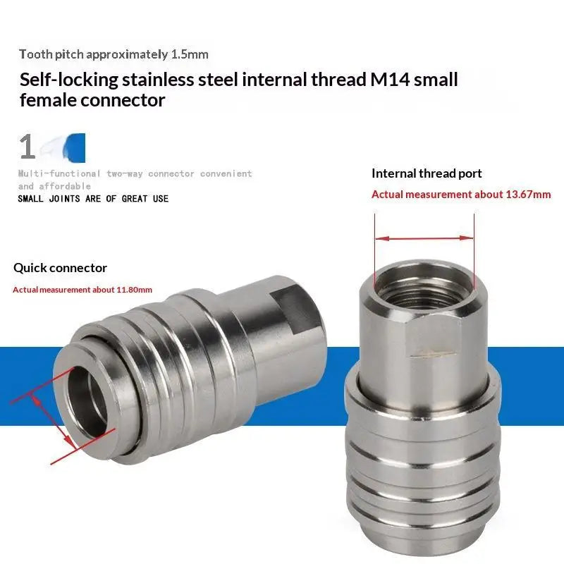 M14 x 1.5 Quick Connector Set – Leak-Proof Pressure Washer Fittings