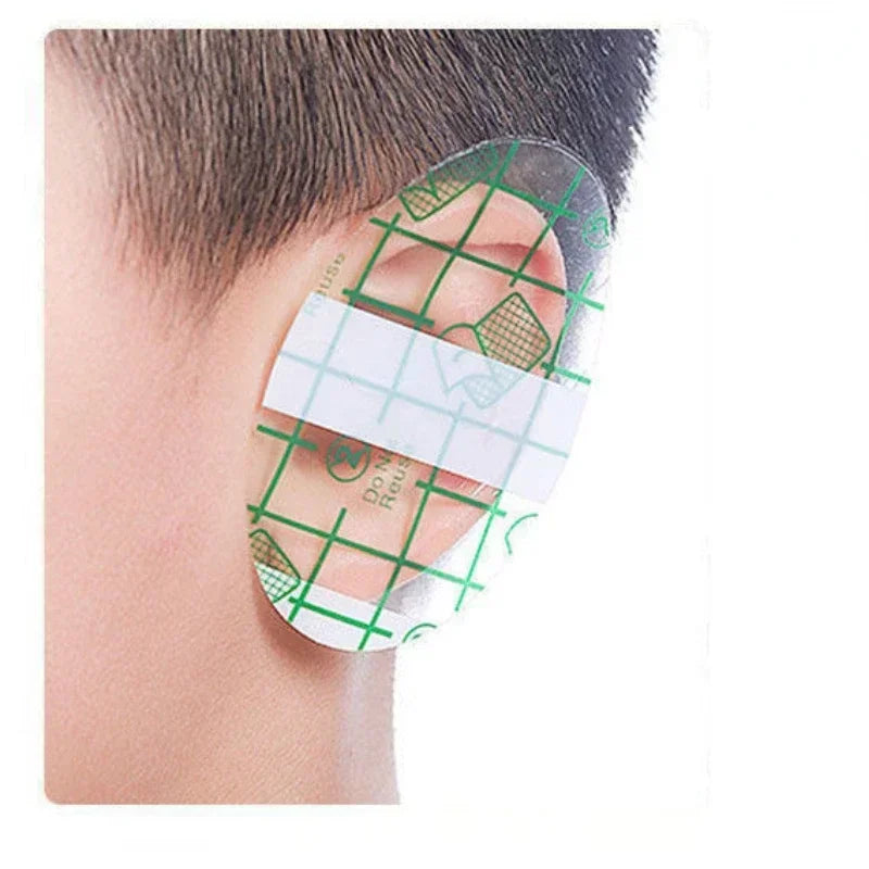 20pcs Plastic Waterproof Ear Protector For Baby Swimming Cover Caps Salon Hairdressing Dye Shield Protection Shower Cap Tool Peaceful Pleasures Health and Wellness