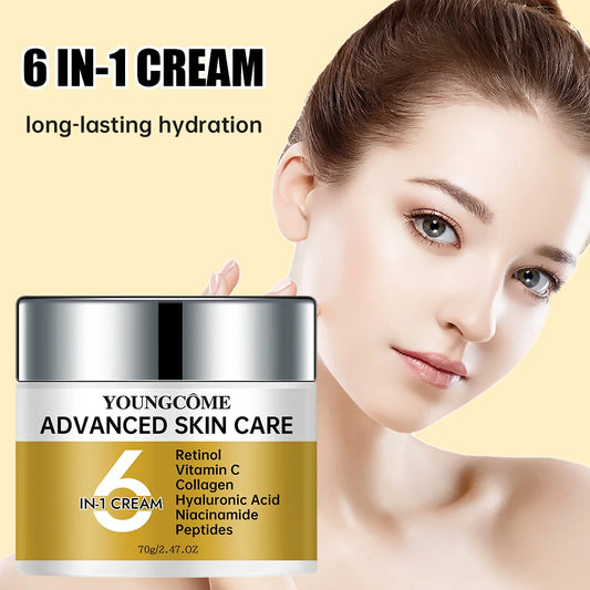 YOUNGCOME Niacinamide 6-in-1 Cream – Vitamin C Anti-Aging Face Moisturizer Cream Peaceful Pleasures Health and Wellness