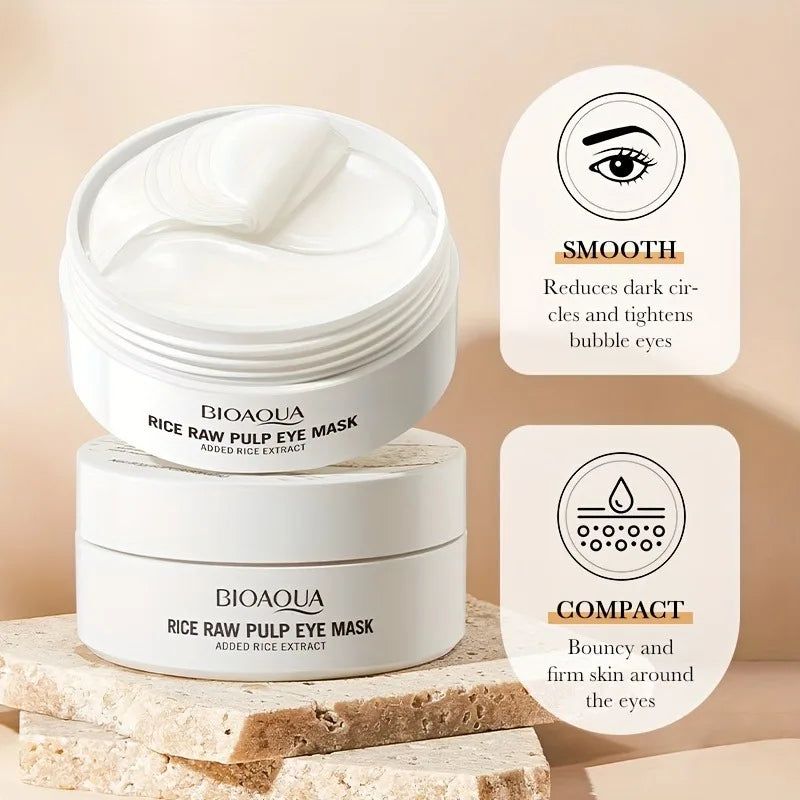 Rice Milk Eye Mask – Dark Circles & Puffiness Relief Eye Mask Peaceful Pleasures Health and Wellness