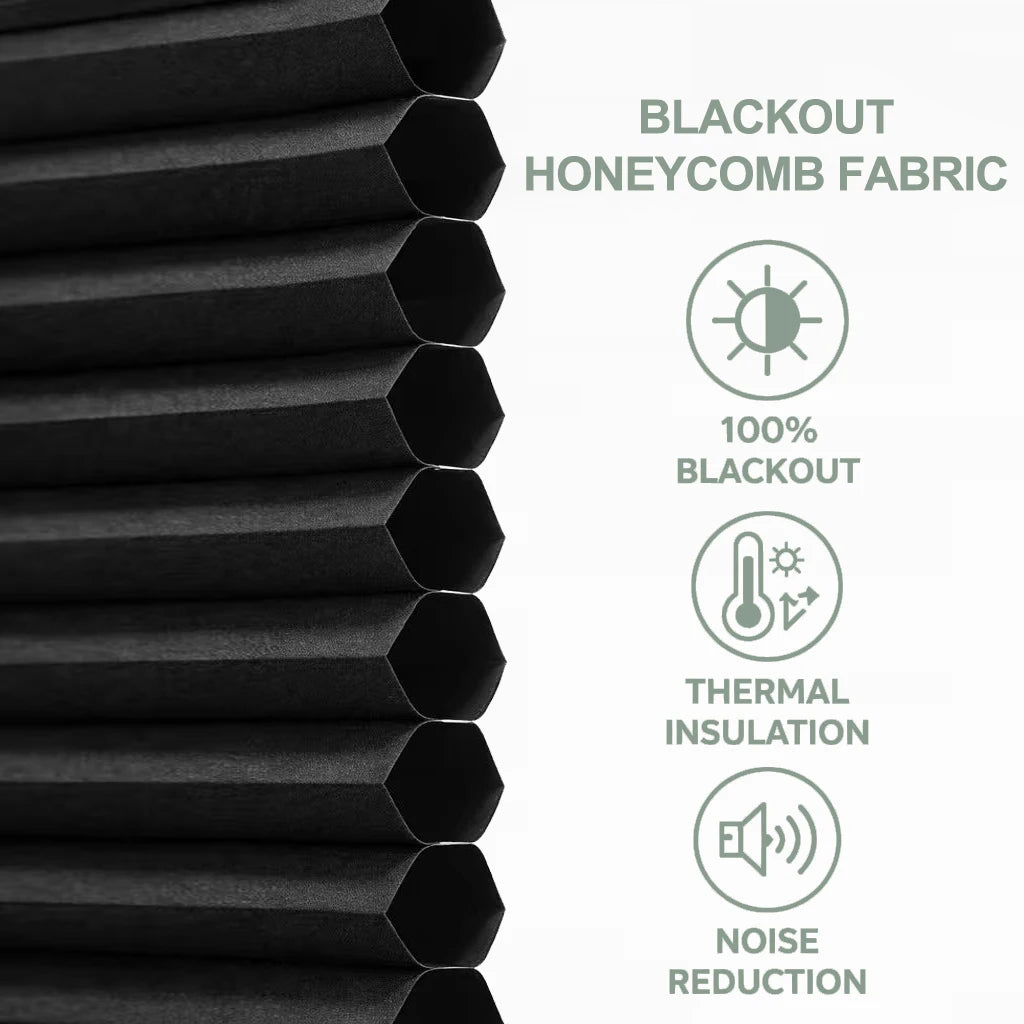 Total Blackout Honeycomb Blinds | Custom Size Cellular Shades