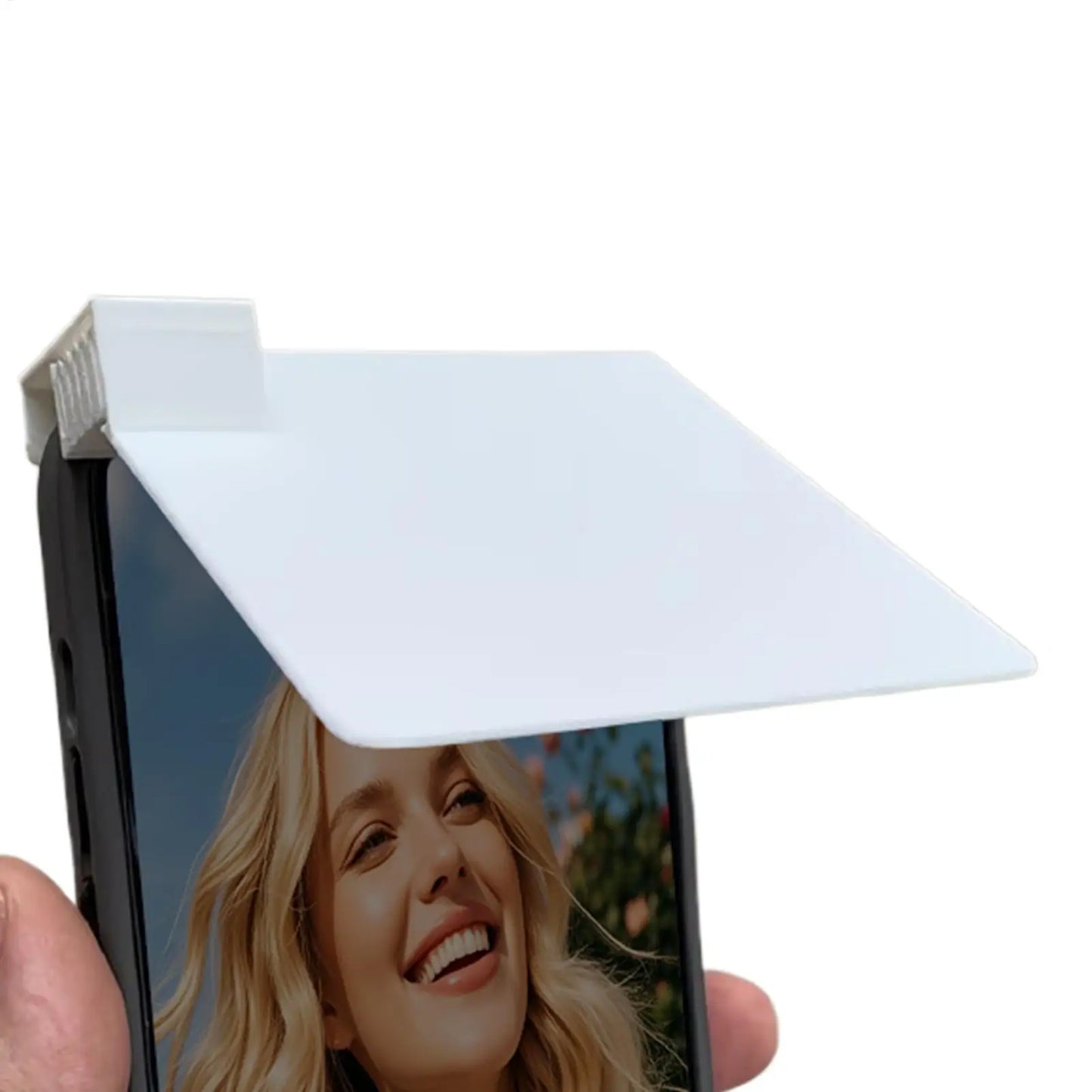 Phone Screen Sun Shade Clip Anti-Glare Foldable Hood For Smartphone, Privacy Protection Outdoor Travel Camping Hiking Summer Peaceful Pleasures Health and Wellness