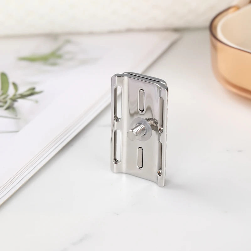 2026 YAQI Ghost 70SP Safety Razor Head 316 Stainless Steel Polished 0.7mm Blade Gap - Single Razor Head Peaceful Pleasures Health and Wellness