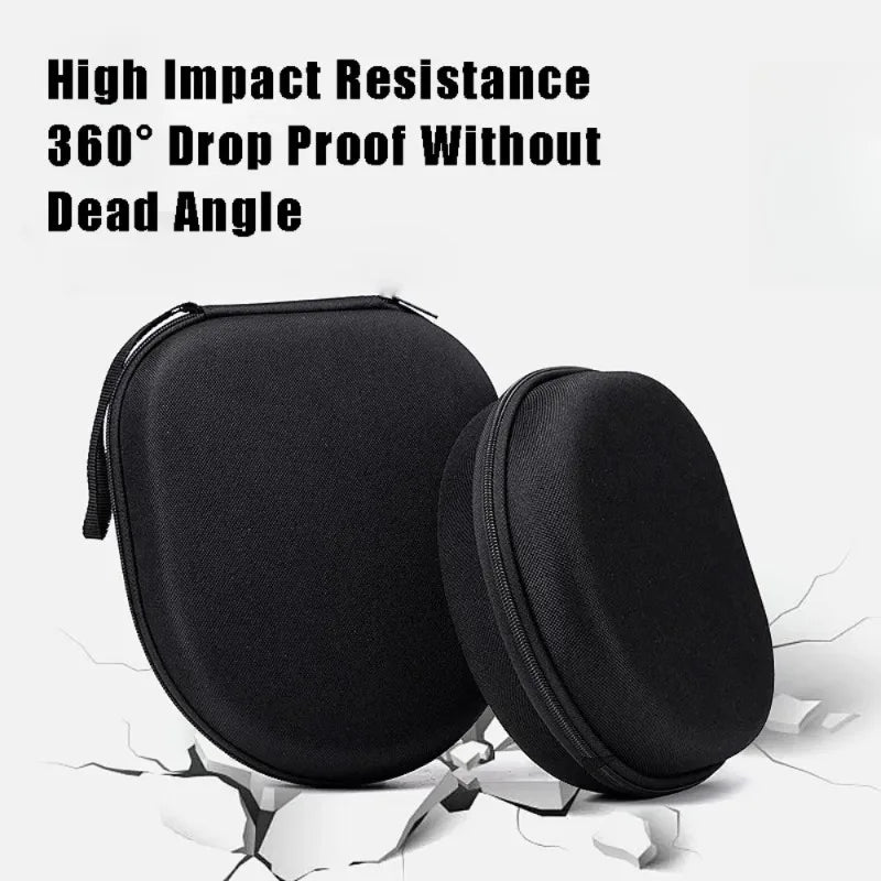 Portable Shockproof Bluetooth Headset Hard Case Earphone Storage Bag Carrying Pouch for Travel - Protective Earbuds Case Peaceful Pleasures Health and Wellness
