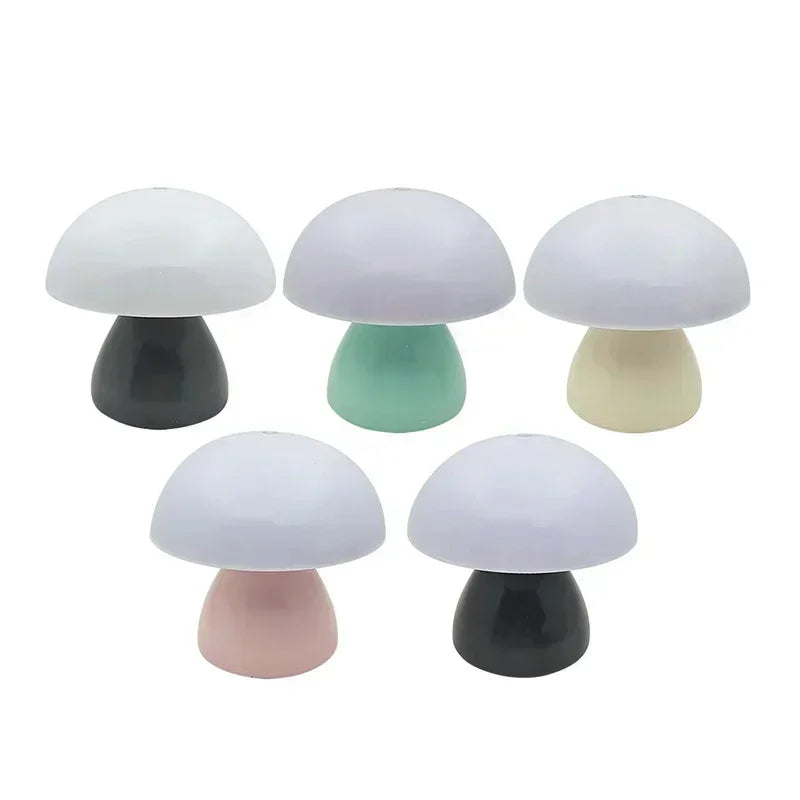 New Creative Night Lights Mushroom Lamp Table Lamp Pat Lamp Bedroom Bedside Lamp Bar Dining Table Lamp Warm White Ambient Lights Peaceful Pleasures Health and Wellness