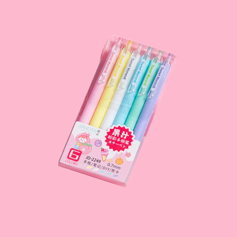 Bview Art Juice Pastel Handbook Pen Highlighter Student Stationery